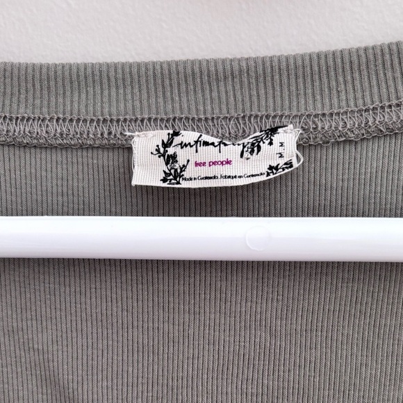 NWOT FP intimately | downtime bodysuit In sage - Picture 3 of 11